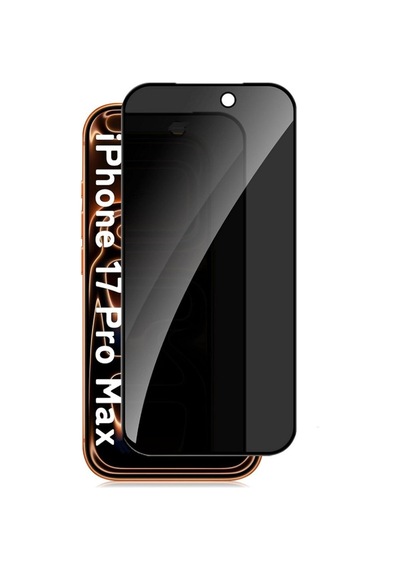 Pp Apple Uyumlu iPhone 17 Pro Max Görünmez Hayalet Full Kaplayan Anti Static Ekran Koruyucu Cam