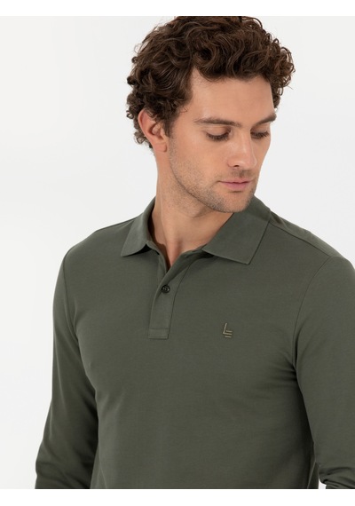 Koyu Yeşil Slim Fit Sweatshirt