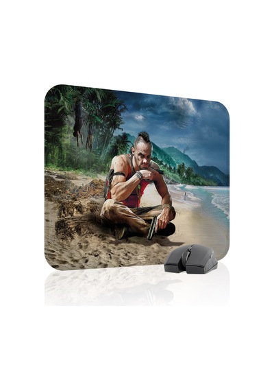 Far Cry Kaymaz Dikişli Kauçuk Oyuncu Mousepad V3 - 48x40 Xl Gaming Mouse Pad Fare Altlığı