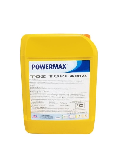 Powermax Statik Toz Toplama Maddesi Toz Toplama Deterjanı 4x5 Kg1