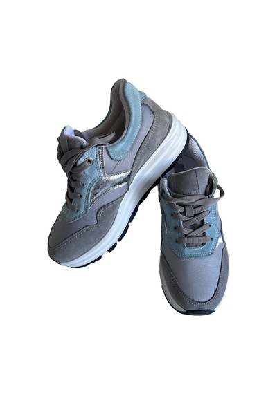 Luna Kadın Hakiki Deri Rahat Comfort Sneaker Ayakkabı Gri