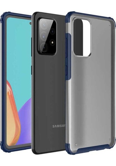 Galaxy Uyumlu A52 Kılıf Zore Volks Kapak Lacivert