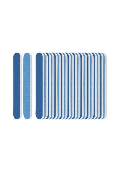 Forpro Mini Köpük Pano, Çift Taraflı Tırnak Törpüsü, 220/320 Tanecik, 8,9 Cm U X 12,7 Cm G, Mavi, 50 Adet