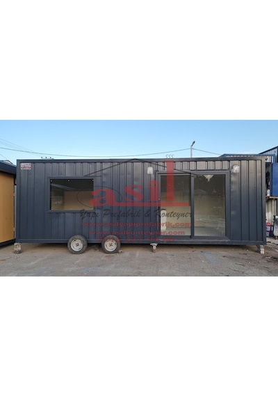 21 M² 1+1 Dış Dkp Sac,iç Betopan, Römorklu Konteyner