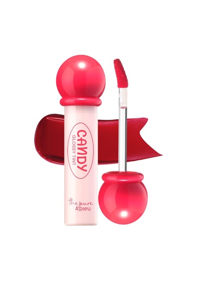 Uzun Süre Kalıcı, Parlak Bitişli, Su Bazlı Tint A'pıeu The Pure Candy Tint No.01 Cherry Standart