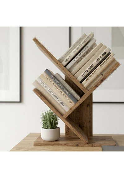Ağaç Kitaplık Eğimli Raflı Sağlam Malzeme Modern Masaüstü Kitaplık Ev Ofisi Çalışma Odası Atlantik Çam Ağaç Kitaplık Eğimli Raflı Sağlam Malzeme Modern Masaüstü Kitaplık Ev Ofisi Çalışma Odası Atlantik Çam