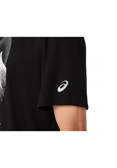 Asics Fujıtraıl Logo Ss Top Erkek Koşu Tişörtü 2011d527-001 Siyah