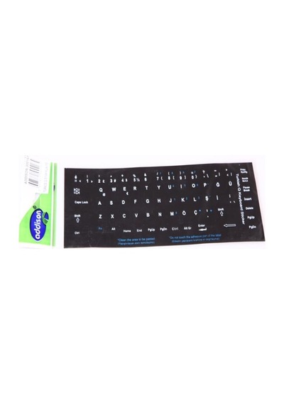Addison 300161 Türkçe Q Black Klavye Sticker