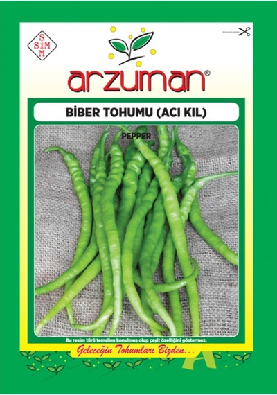 Acı Kıl Biber Tohumu 5 GR