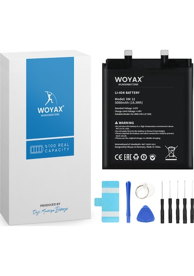 Woyax By Deji Xiaomi Mi 12T 5G - Mİ 12T PRO Uyumlu Batarya BM5J