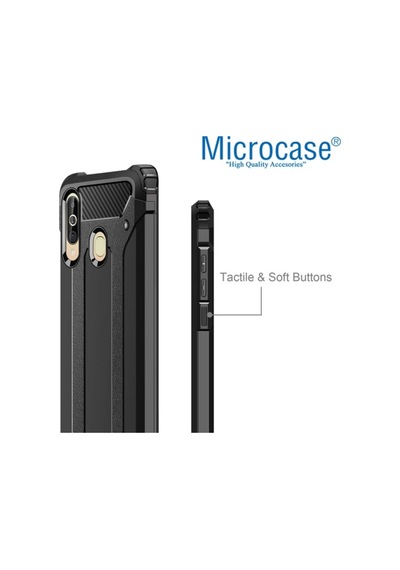 Samsung Uyumlu Galaxy A60 - M40 King Serisi Armor Kilif+Cam(Seç) 373092725