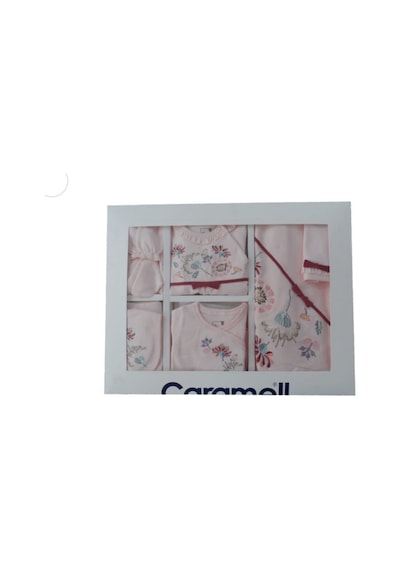 Caramell Yenidoğan Ekru Happy Love 10 Lu Kız Bebek Hastane Çıkışı Seti Açık Bej