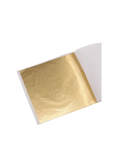 Epoksi Reçine Altın Yaprak Varak 14 x 14 CM 25 Adet