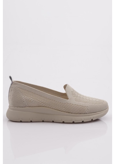 Dgn 581 Kadin Günlük Comfort Ayakkabi 581-2183-R0152 Bej