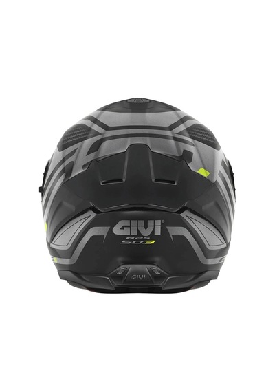 Gıvı 50.3 Quasar Mat Siyah-tıtanıum-neon Sarı Kask Neon Sarı