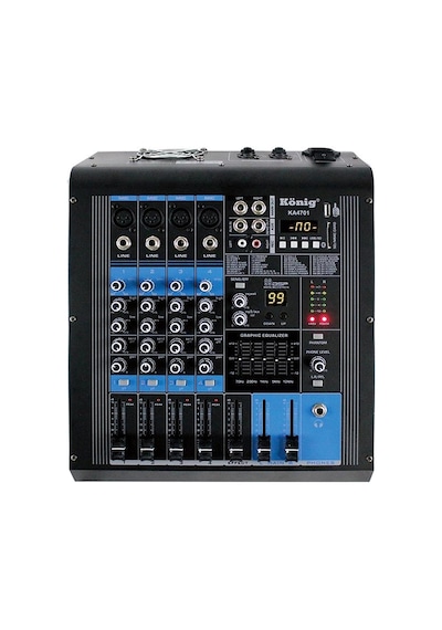 König KA-4701 2x350 4 Kanal USB  SD Bluetooth Power Mixer