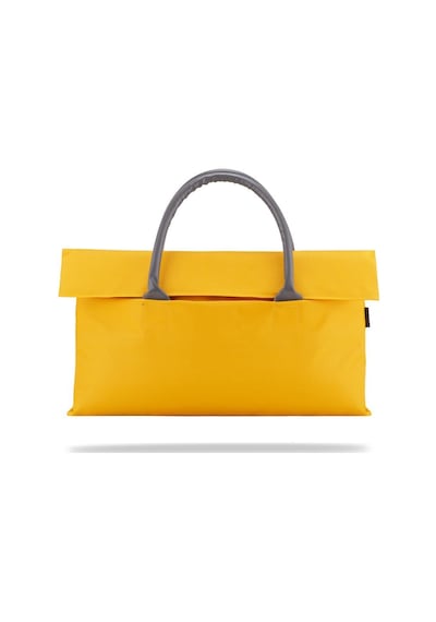 Classone Byn-el008 Wtxpro Su Geçirmez Kumaş 13-14 İnch Bayan Laptop, Notebook, Apple Uyumlu MacBook Air El Çantası- Tote Bag - Sarı