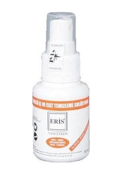 Eris Antibakteriyel El Cilt Temizleme Solüsyonu 50ml Alkollü