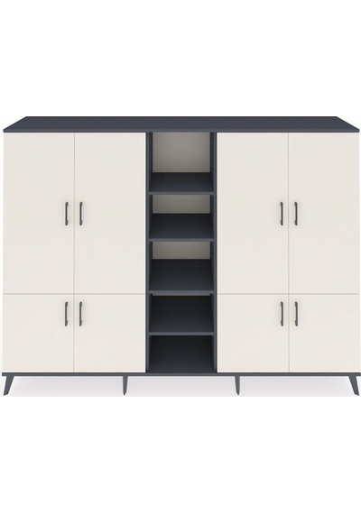 Hyperion Dolap 14 Raflı 8 Kapaklı 220x44x163 Antrasit-aytaşı/antr Antrasit-aytaşı/antrasit Hyperion Dolap 14 Raflı 8 Kapaklı 220x44x163 Antrasit-aytaşı/antr Antrasit-aytaşı/antrasit