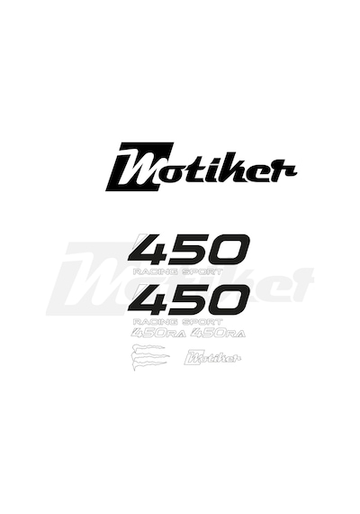 Rks Qj Motor 450ra Racing Sport Tasarım Kırmızı Motor İçin Stic