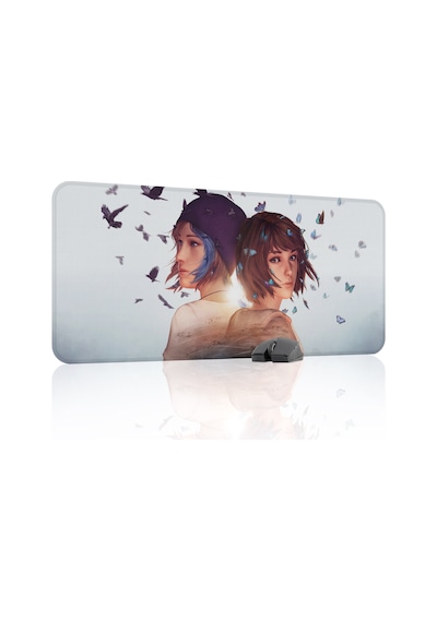Life İs Strange Kaymaz Dikişli Kauçuk Oyuncu Mousepad V3 - 90x40 Xxl Gaming Mouse Pad Fare Altlığı