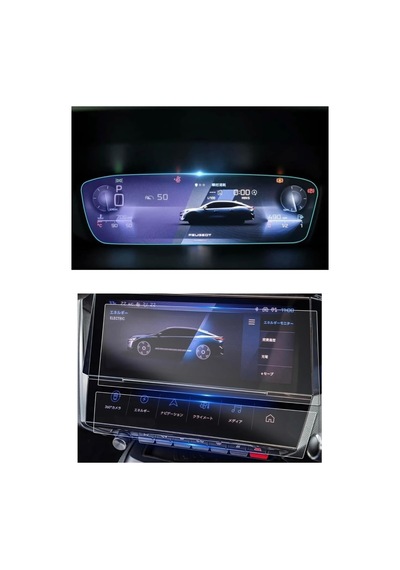 Dijital Gösterge Ve Multimedya Ekran Koruyucu Paketi - 9h Nano Teknoloji Peugeot 408 Gt - Gt Line İle Uyumlu