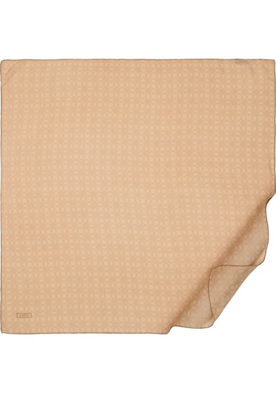 İpekevi Monogram 4 Mevsim Eşarp - 4358 Camel