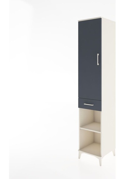 Hyperion Dolap 3 Raflı Tek Çekmeceli Tek Askılı 44x44x221 Ayt... Aytaşı