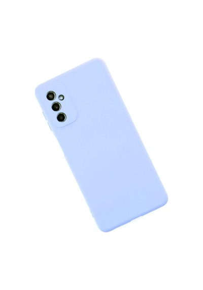 Samsung Galaxy M52 5g Kılıf Nano İçi Kadife Silikon - Lila