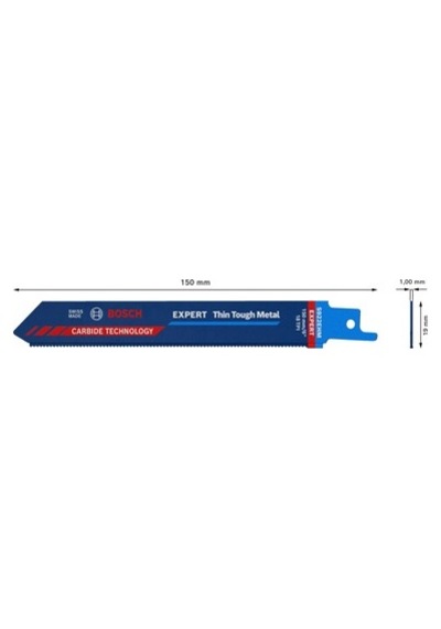 Thintoughmetal Testere, 260mm Uzunluk