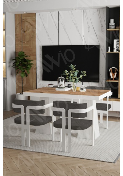 Avvio Angelos Lake Mdf Ayak Tokyo Demonte Sandalye 80x120 Yemek Masası Mutfak Masası 4 Kişilik Akça Avvio Angelos Lake Mdf Ayak Tokyo Demonte Sandalye 80x120 Yemek Masası Mutfak Masası 4 Kişilik Akça