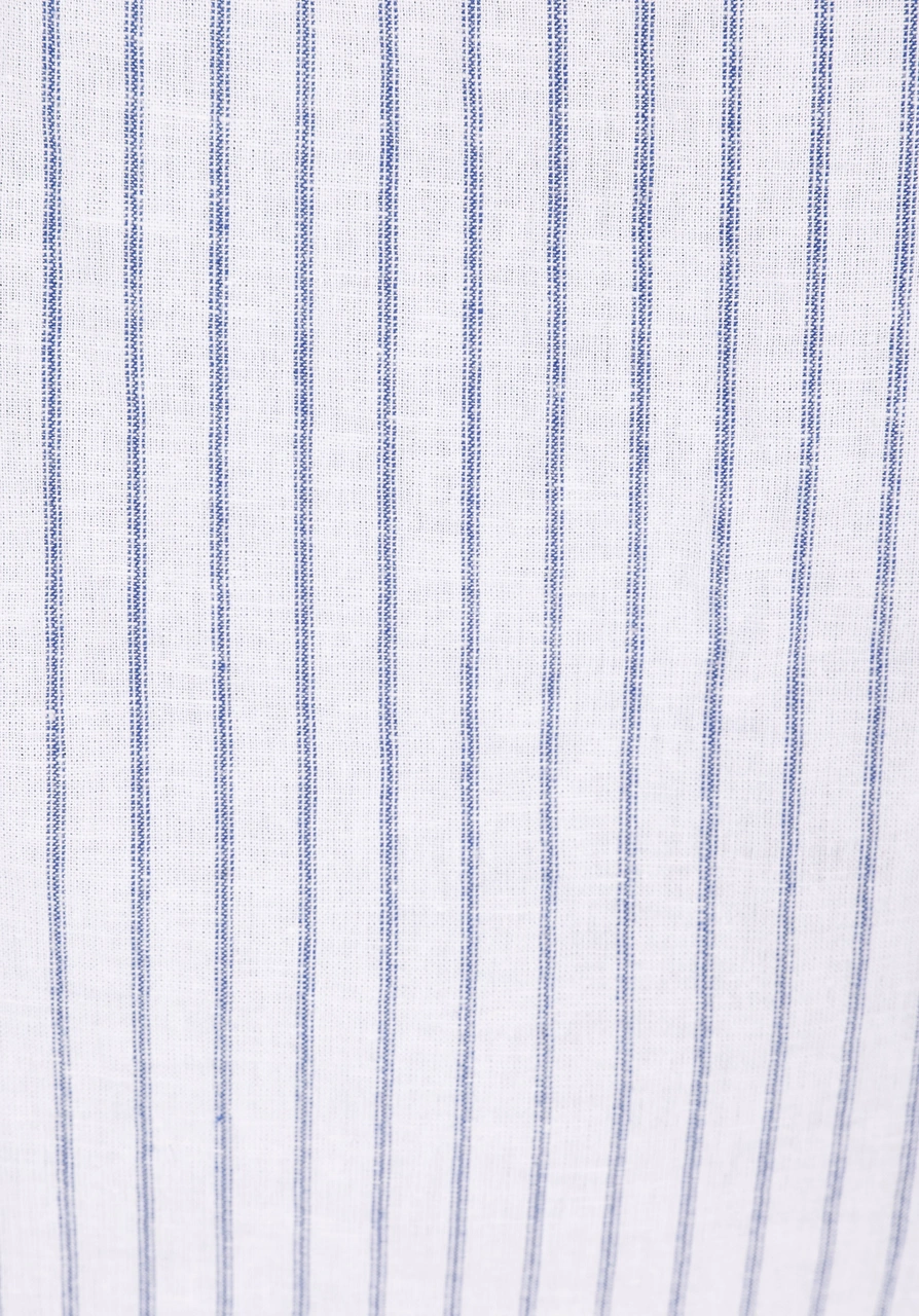 Colin's Colins Regular Fit Shirt Neck Çizgili Erkek Lacivert Uzun Kol Gömlek Cl1074495 Q1.v1 Nys Navy Striped