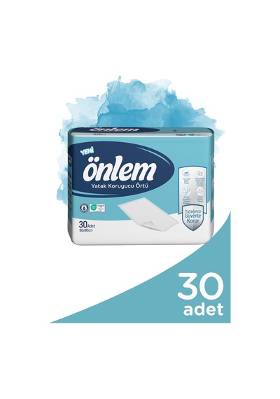 Önlem Yatak Koruyucu Örtü 60 90 Cm 150 Adet