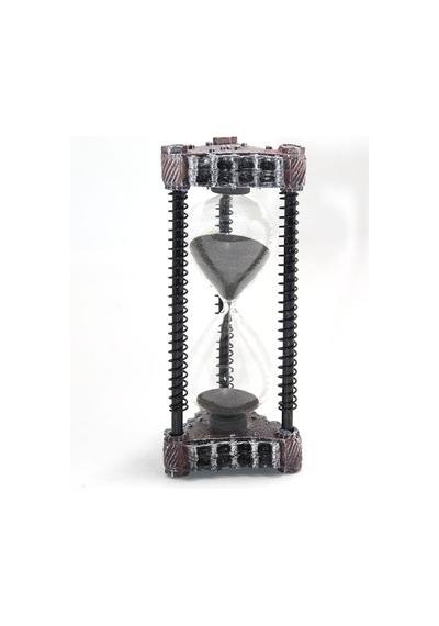 2 Adet Kum Saati Polyester Tasarım, Dekoratif Masa Aksesuarı, 17x7 Cm, Sand Timer, Hourglass Diğer