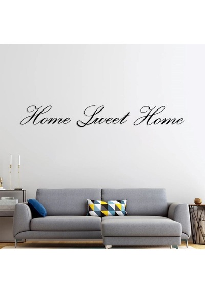 Home Sweet Home Metal Duvar Yazısı