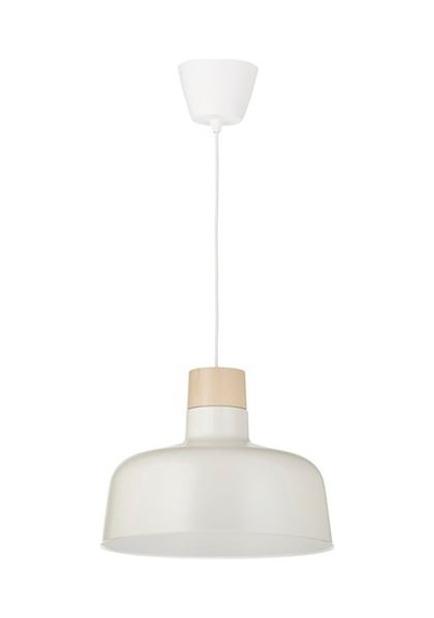 Ikea Bunkeflo Sarkıt Lamba, Beyaz-huş, 36 Cm