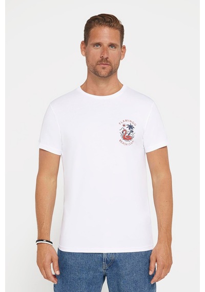 Tudors Erkek Slim Fit Dar Kesim %100 Pamuk Yumuşak Dokulu Baskılı Beyaz Bisiklet Yaka Tişört-29187 Beyaz Tudors Erkek Slim Fit Dar Kesim %100 Pamuk Yumuşak Dokulu Baskılı Beyaz Bisiklet Yaka Tişört-29187 Beyaz