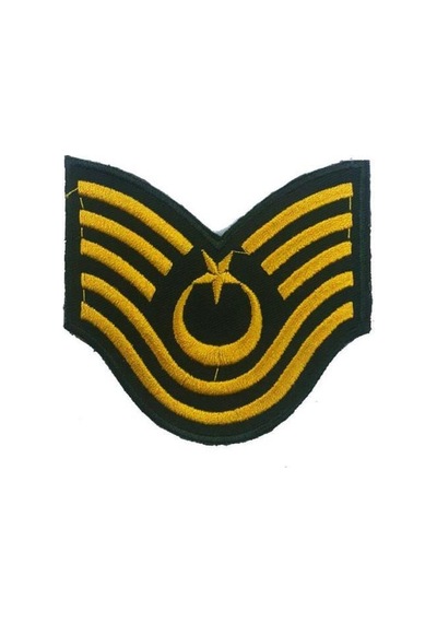 Astrid T Premium Askeri Sembol Unvan Nişanı Resmi Teçhizat Single Sword Jandarma Asayiş Harici Nakış Rütbe Çok Renkli