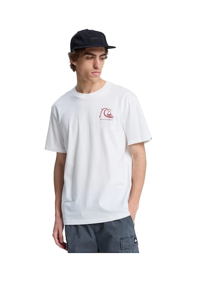 Quiksilver Evo Original Erkek Tişört BEYAZ