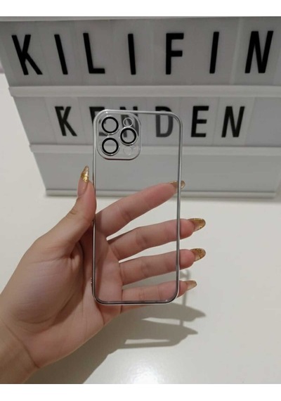 Apple Uyumlu iPhone 12 Pro Max Mika Kılıf Modeli Gümüş