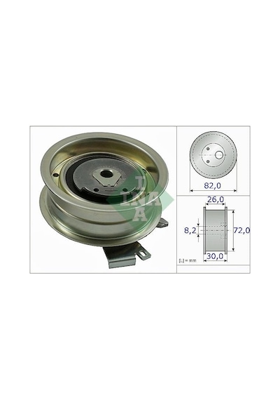 Volkswagen Polo 1995-2009 Arası 100 1.6 Ina Marka Triger Gergi Rulmanı