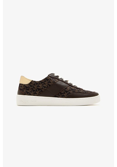 Kadın Kaycee Lace Up Monogram Desenli Sneakers - Kahverengi 4221816