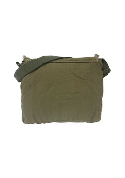Old Cotton Cargo Vintage Salaş Orta Boy Unisex Günlük Çapraz Postacı Tablet Çantası M 32 Cm X 27 Cm Haki