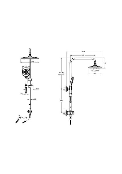 Artema Flow Soft Lavabo Banyo Batarya + Artema A45787 LS20 Joy 3S Robot Duş Takımı Krom