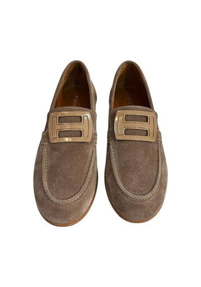 Tufan Shoes Vizon Hakiki Süet Deri Toka Detay Comfort Günlük Ayakkabı Vizon