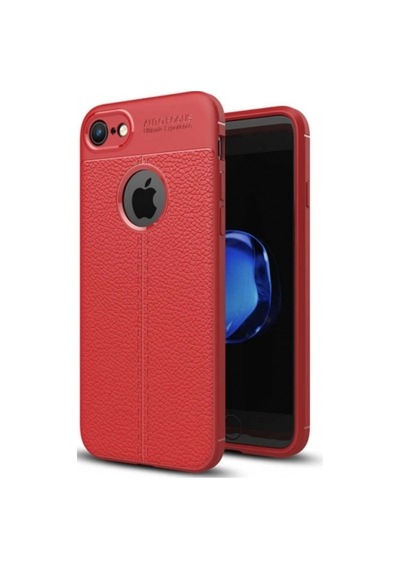 Apple Uyumlu iPhone 8 Deri Görünümlü Lux Niss Silikon Kilif 457332803