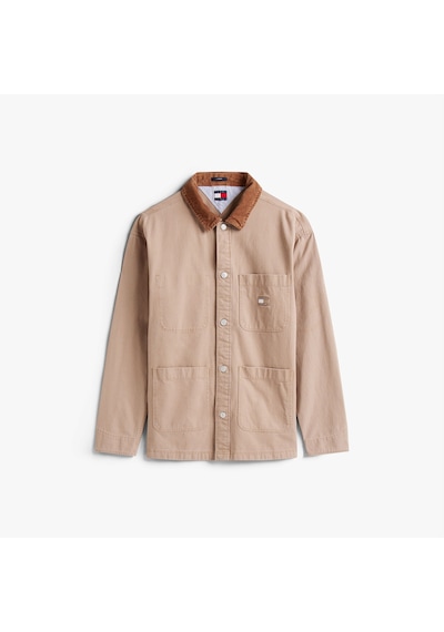 Tommy Hilfiger Oversized Fit Corduroy Collar Erkek Pembe Ceket Dm0dm22017 Pembe
