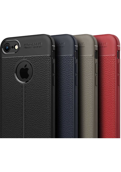 Apple Uyumlu iPhone 6 Plus Kılıf Zore Niss Silikon Kapak Kırmızı