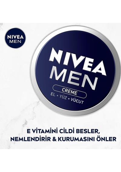 Nıvea Men Erkek Bakım Kremi 75 Ml, El, Yüz Ve Vücut Nemlendirici Krem