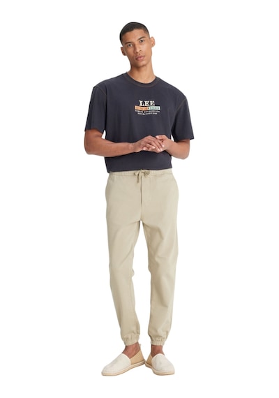 Slim Fit Dar Kesim Normal Bel Dar Paça Açık Yeşil Jogger Pantolon